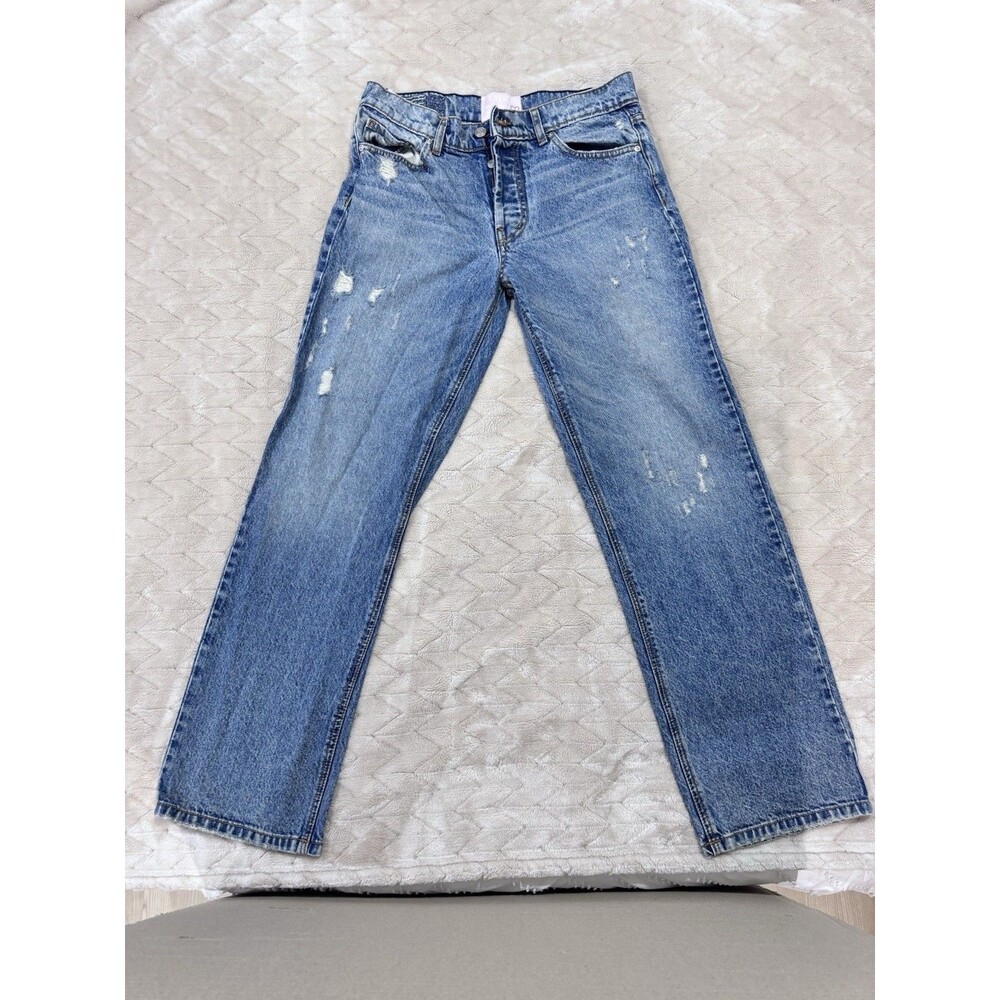 REVICE Jeans Button Fly Size 27 Straight Leg Boyfriend